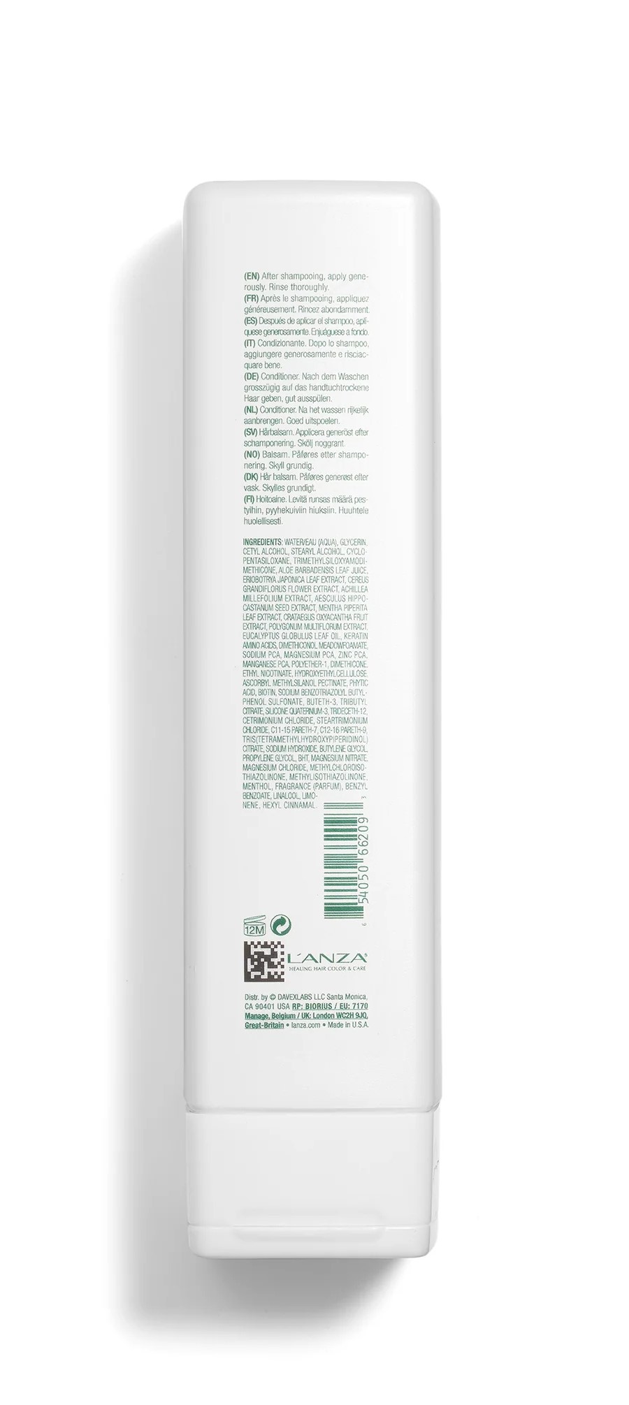Кондиціонер для відновлення та стимулювання росту волосся LʼANZA Healing Nourish Stimulating Conditioner, 250 ml - 2